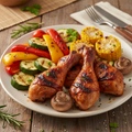 Barbeque Chicken with Veggies