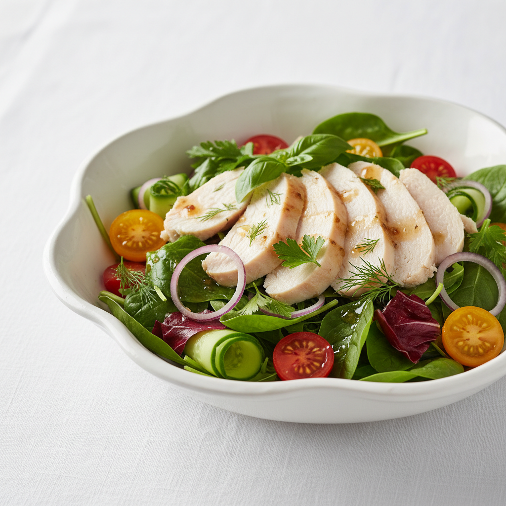 Boiled Chicken Salad