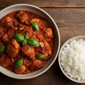 Chicken in Arrabiata Sauce with Rice