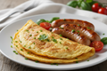 Omelette & Chicken Sausages
