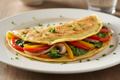 Egg Omelette with Sautéed Vegetables
