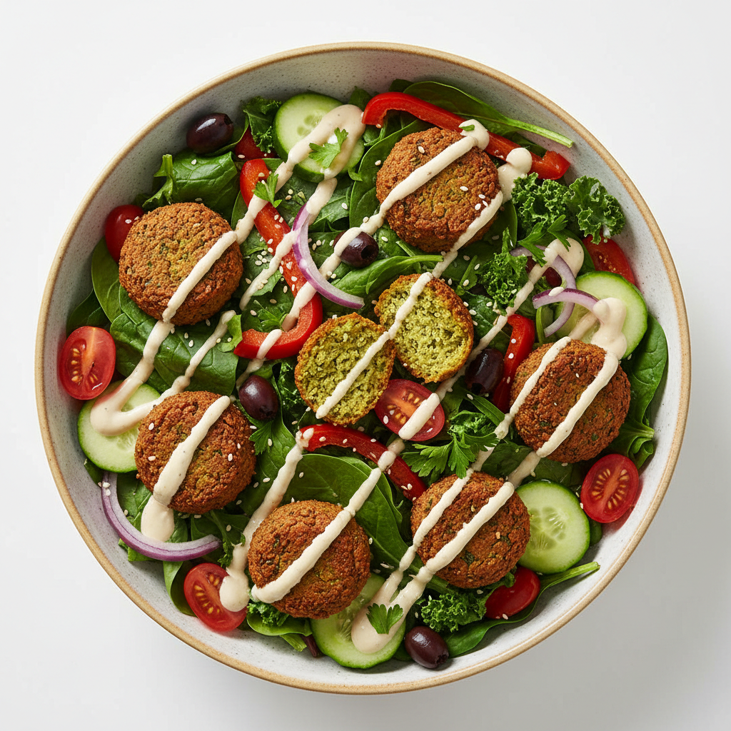 Healthy Falafel Salad