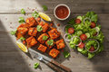 Peri Peri Fish with Salad