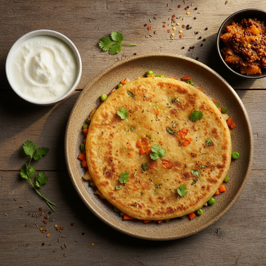 Veggies Paratha