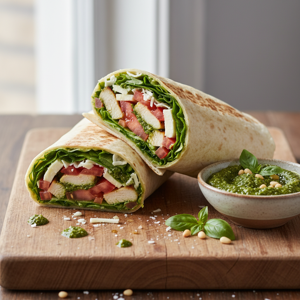 Pesto Chicken Wrap